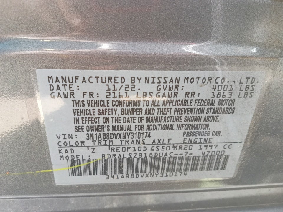 2022 Nissan Sentra SR