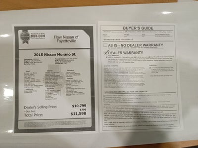 2015 Nissan Murano SL