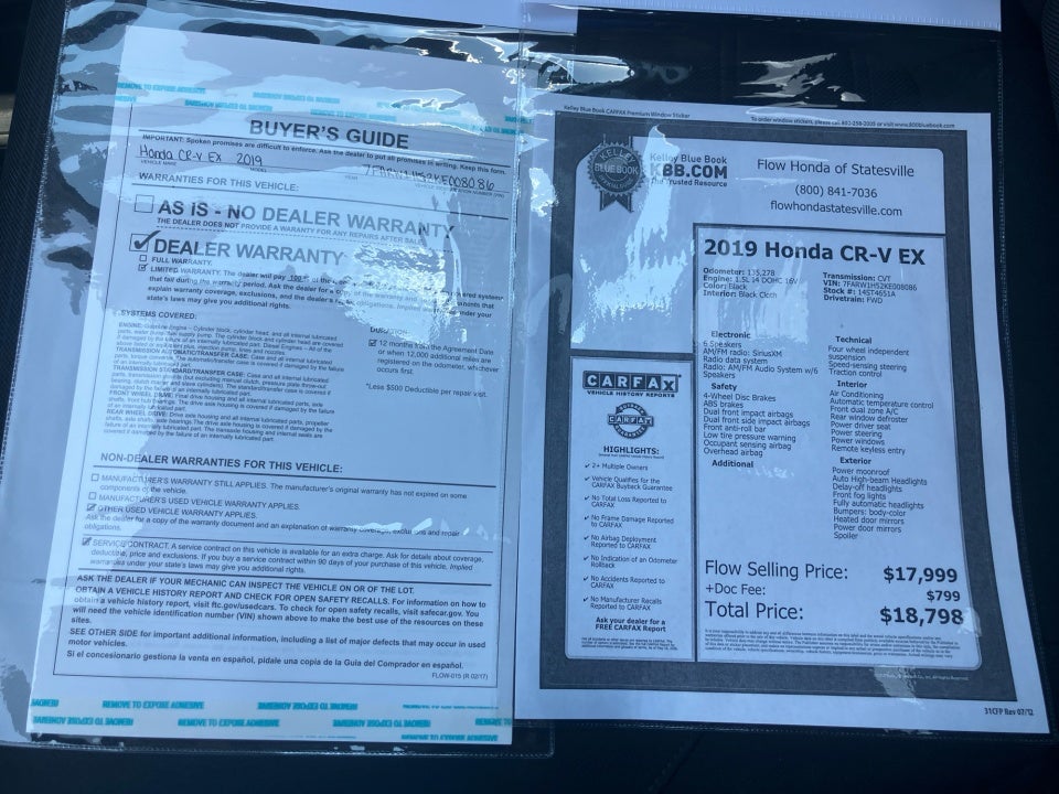 2019 Honda CR-V EX