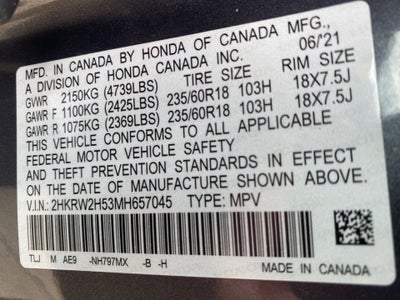 2021 Honda CR-V AWD EX