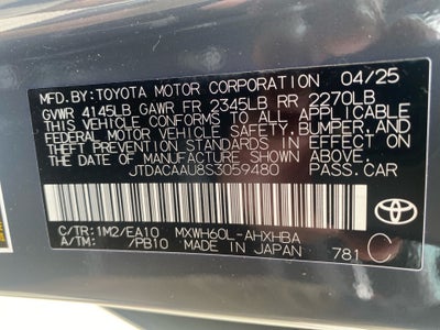 2025 Toyota Prius Limited