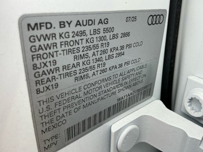 2025 Audi All-new Q5 Premium TFSI quattro S tronic