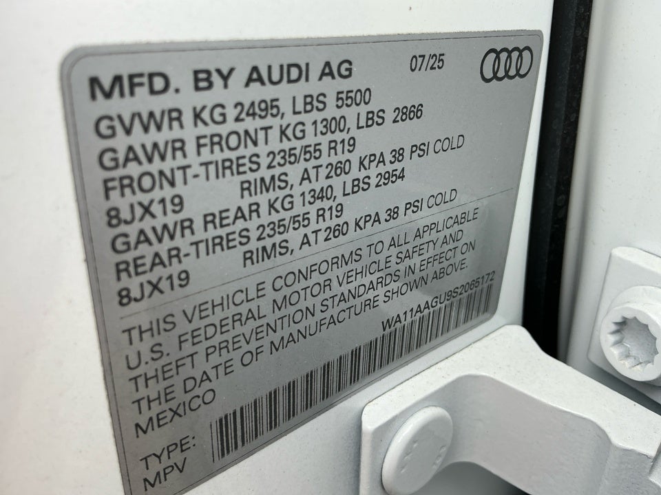 2025 Audi All-new Q5 Premium TFSI quattro S tronic