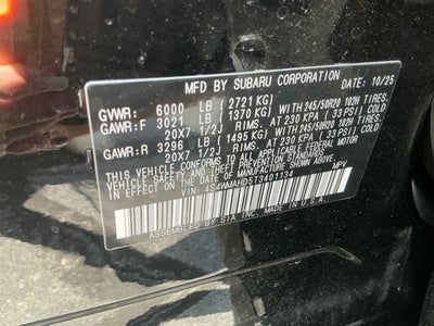 2026 Subaru Ascent Limited Bronze Edition