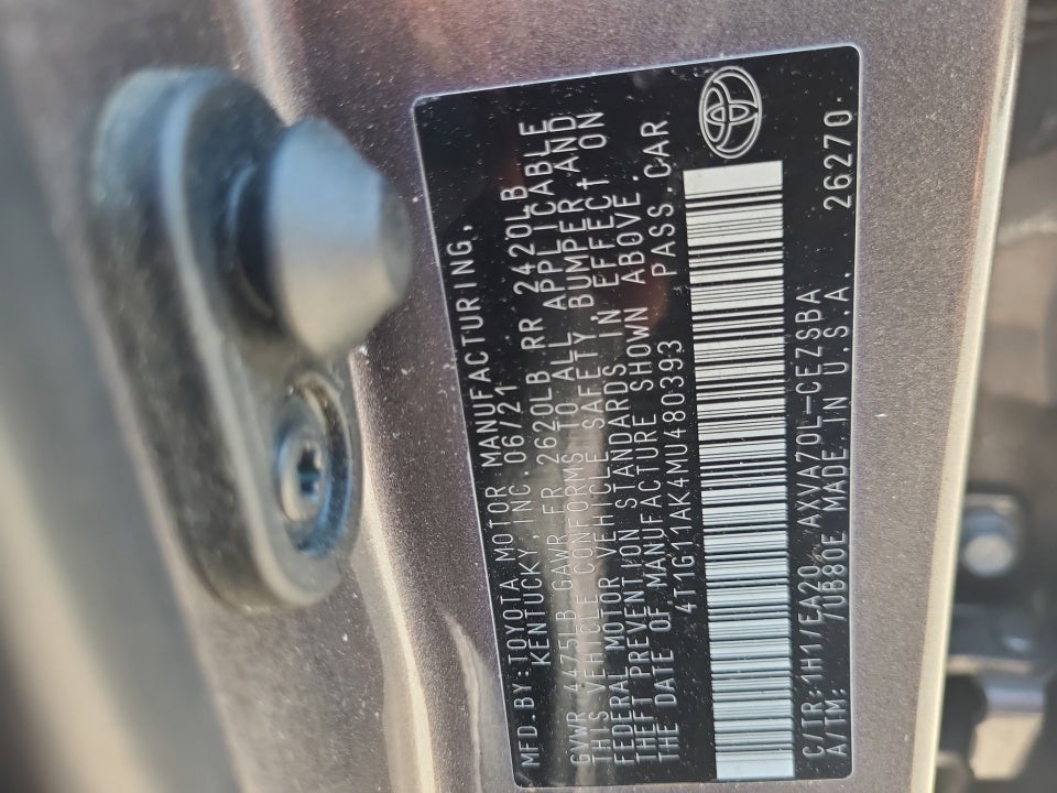 2021 Toyota Camry SE