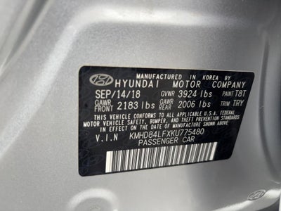 2019 Hyundai Elantra Value Edition