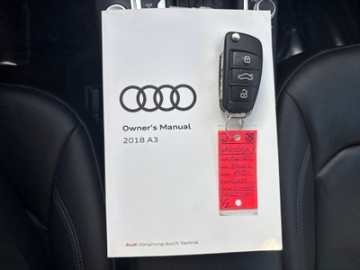 2018 Audi A3 2.0T Premium