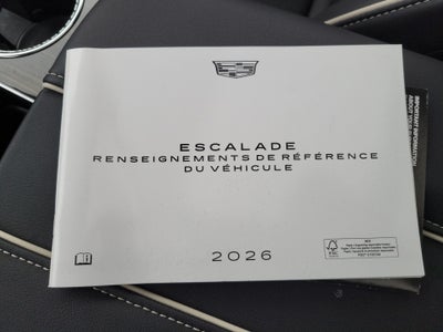 2026 Cadillac Escalade ESV 4WD Luxury