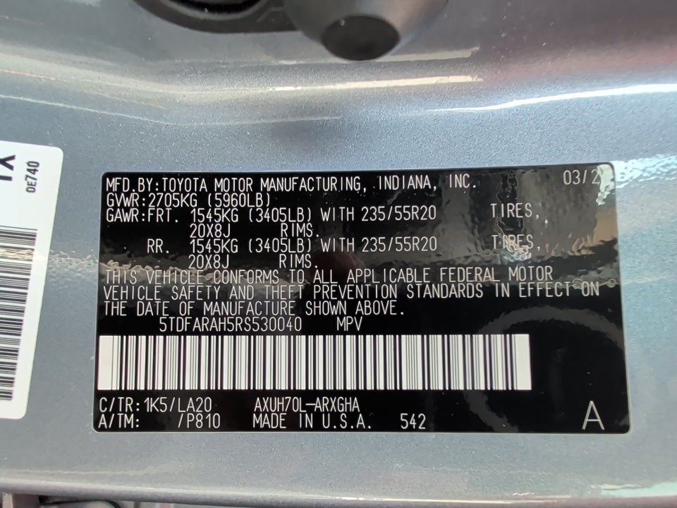 2024 Toyota Highlander Hybrid Hybrid Platinum