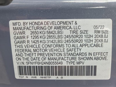 2022 Honda Pilot Special Edition