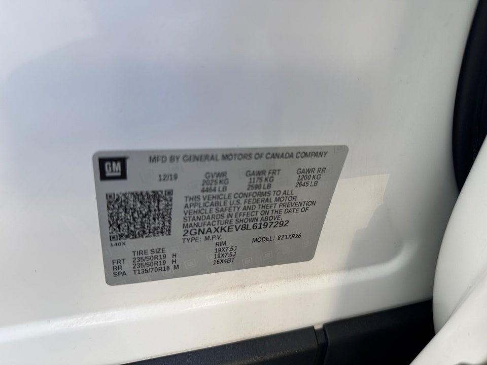 2020 Chevrolet Equinox FWD LT 1.5L Turbo