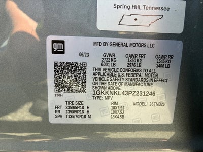 2023 GMC Acadia SLE