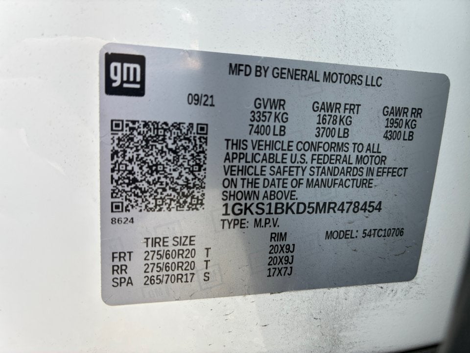 2021 GMC Yukon SLT