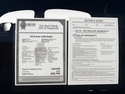 2025 RAM 1500 Rebel Crew Cab 4x4 5'7" Box