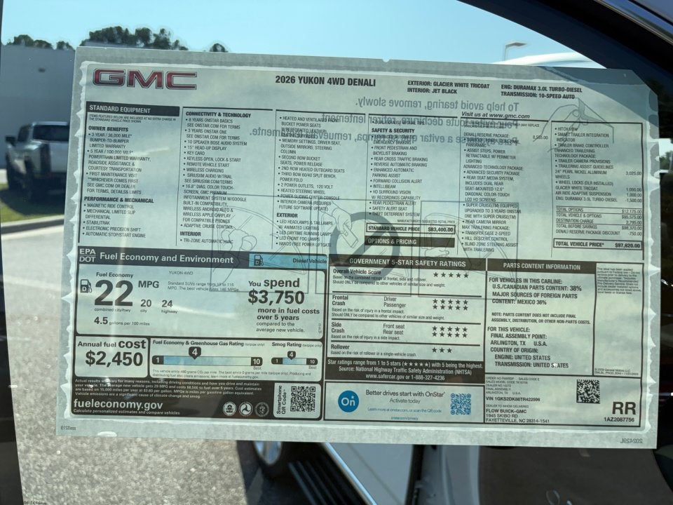 2026 GMC Yukon Denali