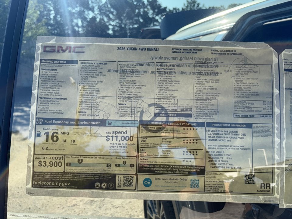 2026 GMC Yukon Denali