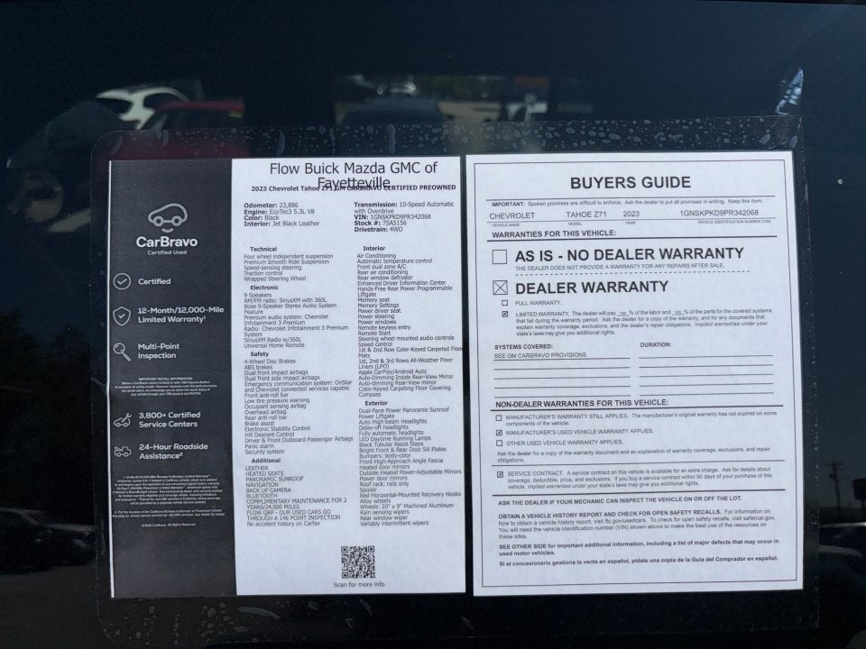 2023 Chevrolet Tahoe Z71