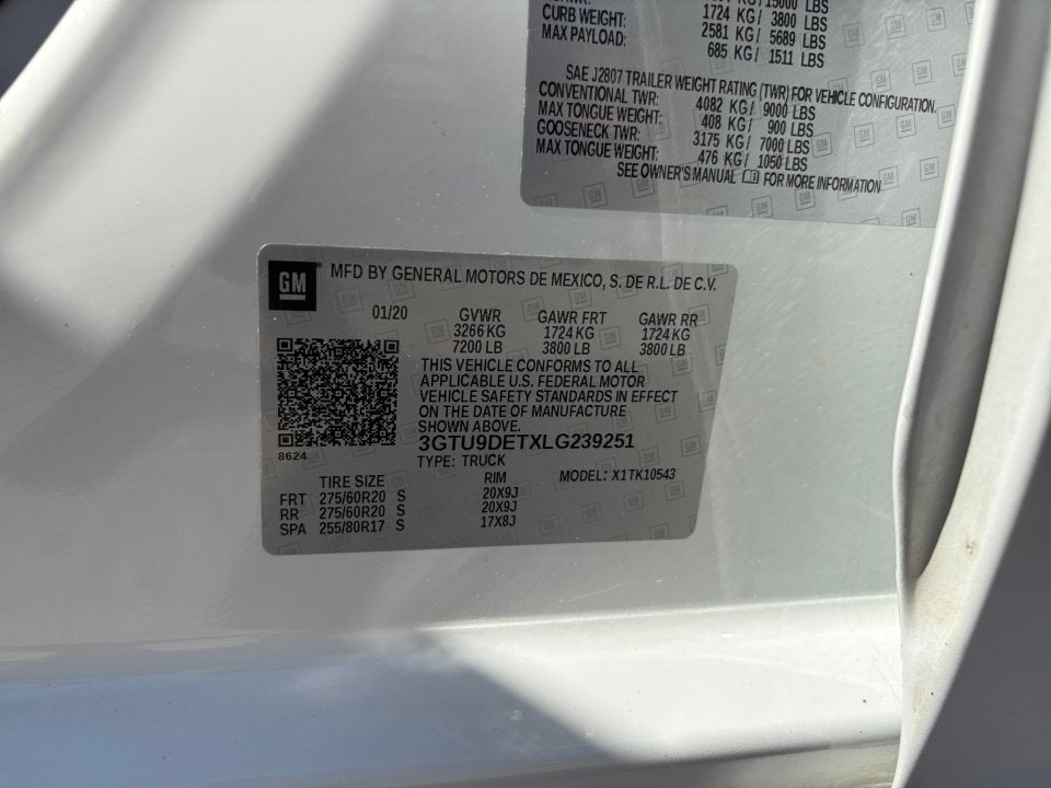 2020 GMC Sierra 1500 SLT