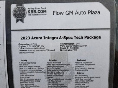 2023 Acura Integra w/A-Spec Technology Package