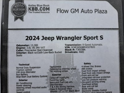 2024 Jeep Wrangler Sport S