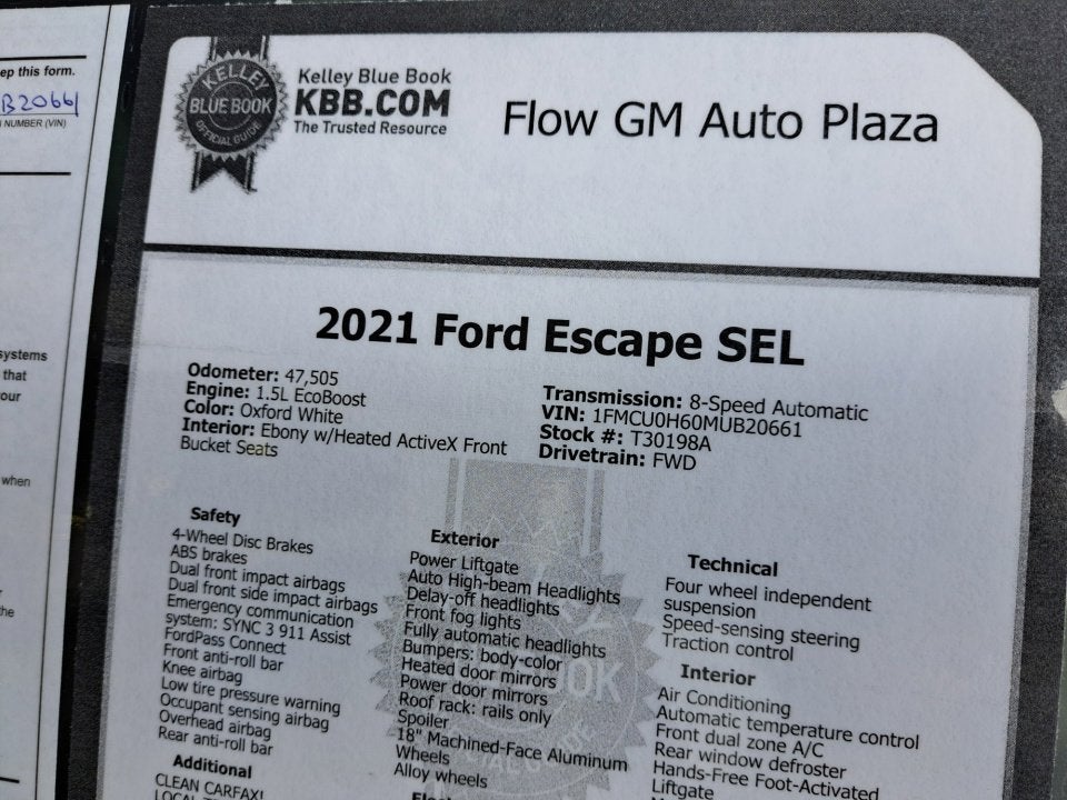 2021 Ford Escape SEL