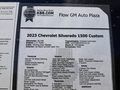 2023 Chevrolet Silverado 1500 Custom