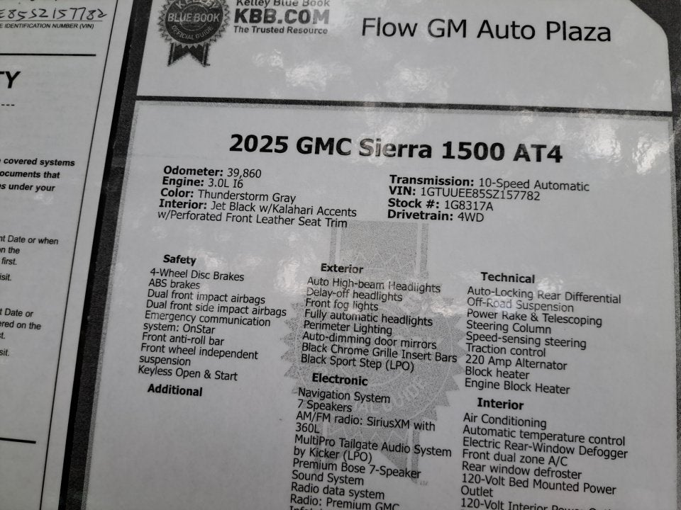 2025 GMC Sierra 1500 AT4