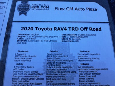 2020 Toyota RAV4 Adventure