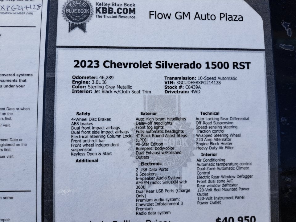 2023 Chevrolet Silverado 1500 RST