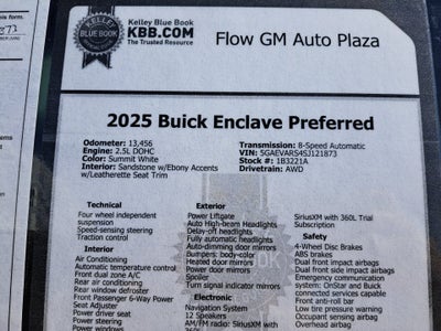 2025 Buick Enclave Preferred