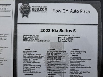 2023 Kia Seltos S