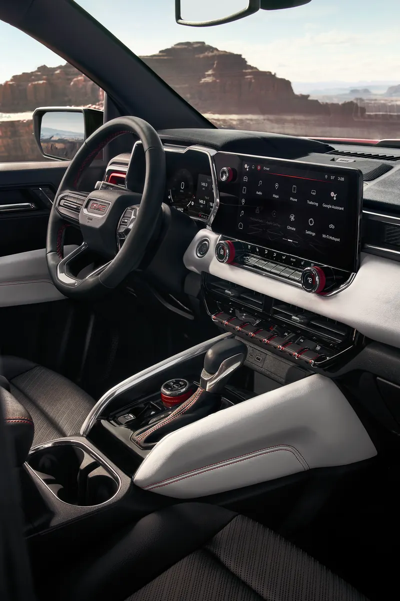2026 GMC Canyon infotainment system at Flow Buick GMC in Fayetteville NC